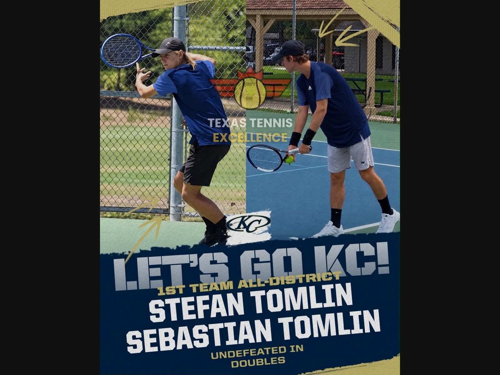 Stefan and Sebastian train with Coach Ken Olivier and bring that teamwork to the court.